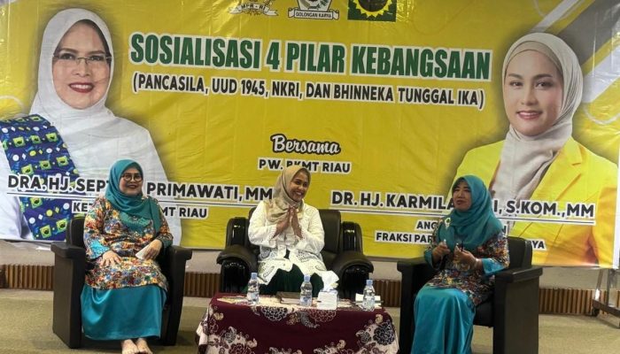 Sosialisasi 4 Pilar Kebangsaan, MPR RI Bersama PW BKMT Riau